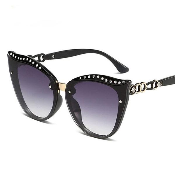 sunglasses fashion gradient cat eye women vintage designer lady sun glasses travel shades uv400, White;black
sunglasses fashion gradient cat eye women vintage designer lady sun glasses travel shades uv400, White;black