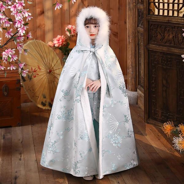 kids year's wear keep warm girl's hanfu cape winter embroider quilted thicken cloak children ancient pography mantle ethnic clothi, Red
kids year's wear keep warm girl's hanfu cape winter embroider quilted thicken cloak children ancient pography mantle ethnic clothi, Red
