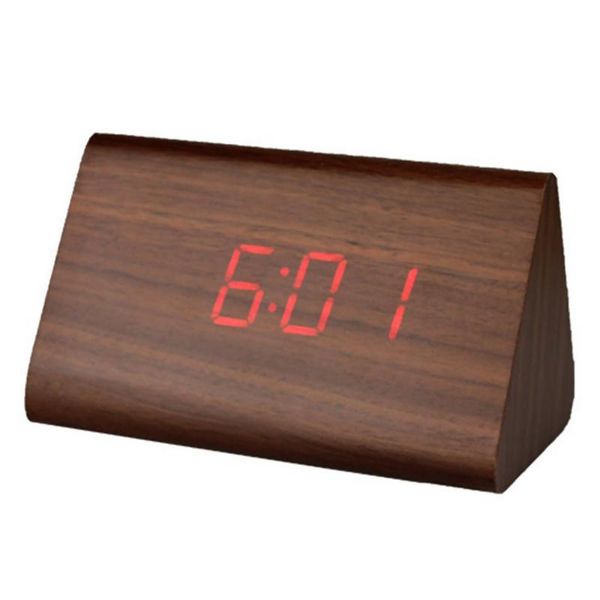 other clocks & accessories modern triangle led wooden alarm clock classical digital sound control desk (brown wood and red light)
other clocks & accessories modern triangle led wooden alarm clock classical digital sound control desk (brown wood and red light)