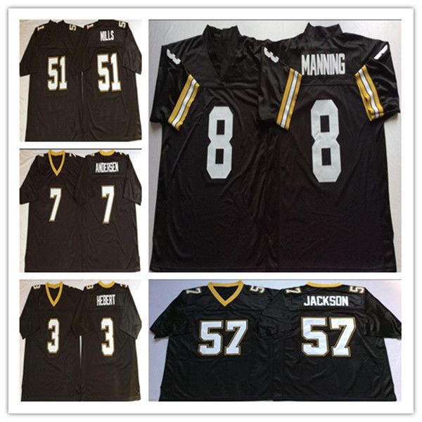 man ncaa vintage college football jerseys 8 archie manning 57 rickey jackson 7 morten andersen 3 bobby hebert 51 sam mills black stitched sh
man ncaa vintage college football jerseys 8 archie manning 57 rickey jackson 7 morten andersen 3 bobby hebert 51 sam mills black stitched sh