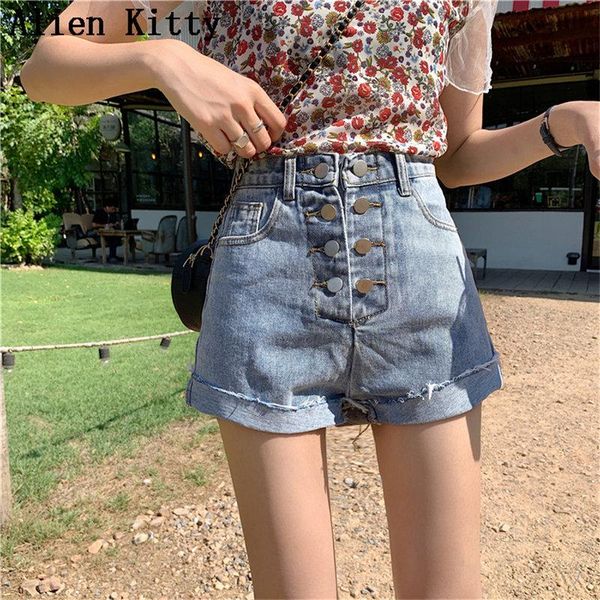 women's shorts alien kitty summer korea chic fashion women casual high waist slim double breasted curl loose solid fresh thin denim sho, White;black
women's shorts alien kitty summer korea chic fashion women casual high waist slim double breasted curl loose solid fresh thin denim sho, White;black