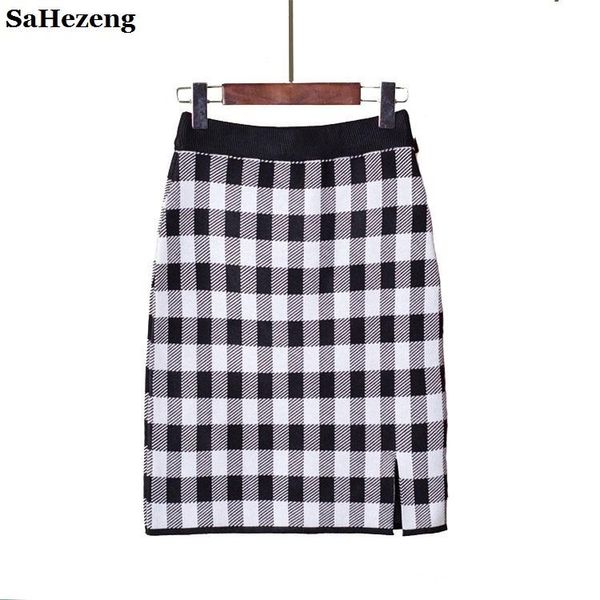 skirts autumn spring women cotton knitted plaid 2021 fashion sweater bodycon female check elastic waist q22-1, Black
skirts autumn spring women cotton knitted plaid 2021 fashion sweater bodycon female check elastic waist q22-1, Black