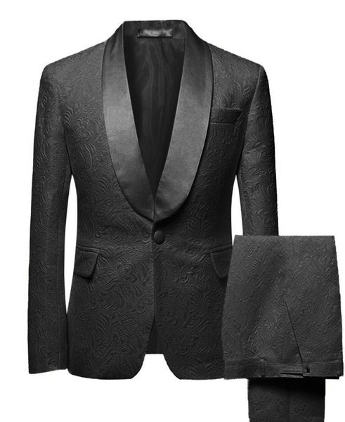 men's suits & blazers suiit mens formal custom made two pieces jacquard suit single breasted lapel bridegroom for wedding (jacket+pant), White;black
men's suits & blazers suiit mens formal custom made two pieces jacquard suit single breasted lapel bridegroom for wedding (jacket+pant), White;black