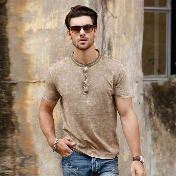summer new men's short sleeve t-shirt henry collar 100% cotton vintage washed fashion young versatile tees c148 210322, White;black
summer new men's short sleeve t-shirt henry collar 100% cotton vintage washed fashion young versatile tees c148 210322, White;black