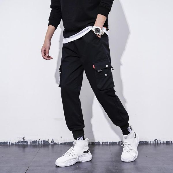 mens side pockets cargo harem pants ribbons black hip hop casual male joggers trousers fashion casual streetwear pants 5xl
mens side pockets cargo harem pants ribbons black hip hop casual male joggers trousers fashion casual streetwear pants 5xl