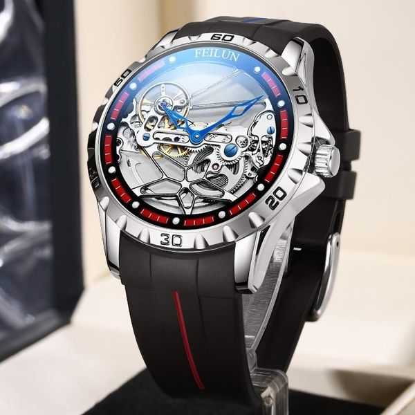wristwatches watch 2021 male mechanical wrist d men's watches for men tourbillon automatic luxury, Slivery;brown
wristwatches watch 2021 male mechanical wrist d men's watches for men tourbillon automatic luxury, Slivery;brown