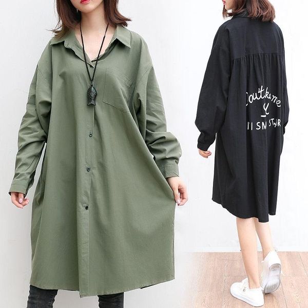 casual dresses extra large size shirt dress women clothing print letter long sleeve ladies loose single breasted vestido robe f1680, Black;gray
casual dresses extra large size shirt dress women clothing print letter long sleeve ladies loose single breasted vestido robe f1680, Black;gray