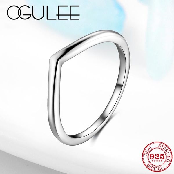cluster rings genuine 100% 925 sterling silver ring for women simple solid color stackable anniversary engagement birthday jewelry gift, Golden;silver 
cluster rings genuine 100% 925 sterling silver ring for women simple solid color stackable anniversary engagement birthday jewelry gift, Golden;silver