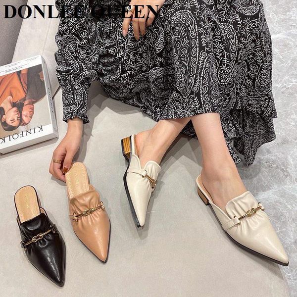 spring shoes women slip on slides pointed toe flat heel slippers outdoor casual flip flops elegant pleated mule zapatillas mujer, Black
spring shoes women slip on slides pointed toe flat heel slippers outdoor casual flip flops elegant pleated mule zapatillas mujer, Black