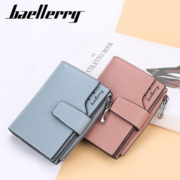 baellerry women's fashion zipper short wallet trend vertical korean change bag women, Red;black
baellerry women's fashion zipper short wallet trend vertical korean change bag women, Red;black