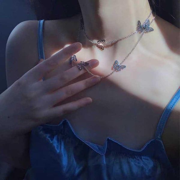 chains layered necklace ladies butterfly necklaces women fashion charms clavicle chain silver color korean alloy collier
chains layered necklace ladies butterfly necklaces women fashion charms clavicle chain silver color korean alloy collier