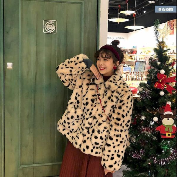women's fur & faux fake leather jacket leopard print, female korean style , autumn and winter , women's lining large size cdww, Black
women's fur & faux fake leather jacket leopard print, female korean style , autumn and winter , women's lining large size cdww, Black
