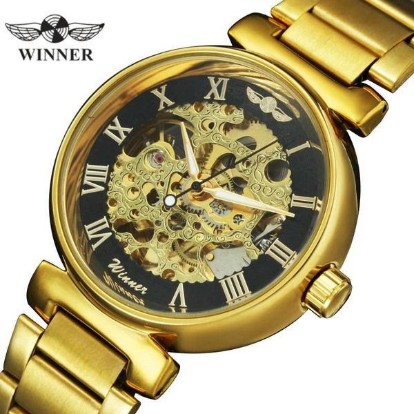 official golden watch men automatic mechanical watches stainless steel strap classic male clock relogio wristwatches, Slivery;brown
official golden watch men automatic mechanical watches stainless steel strap classic male clock relogio wristwatches, Slivery;brown