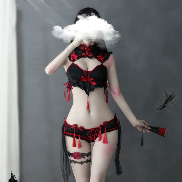 japanese lingerie cosplay costume babydoll dress women erotic gothic punk little devil bra set white cheongsam party, Red;black
japanese lingerie cosplay costume babydoll dress women erotic gothic punk little devil bra set white cheongsam party, Red;black