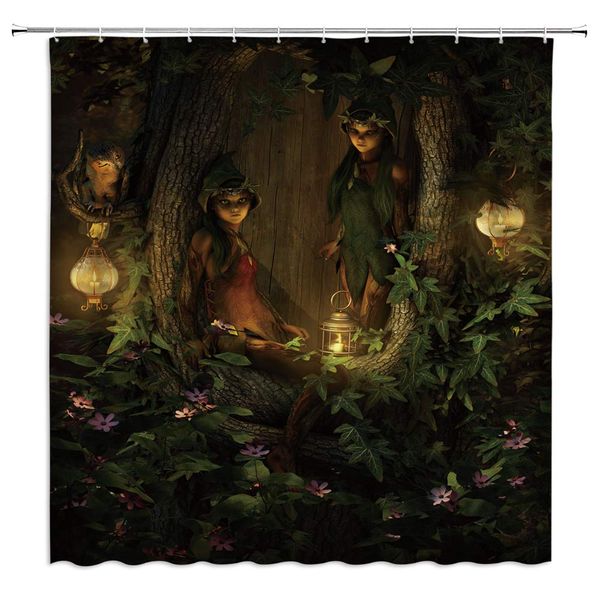 fairy forest shower curtain fantasy elf tree house lantern wildflower meadow decor kids magic world brown green fabric bath
fairy forest shower curtain fantasy elf tree house lantern wildflower meadow decor kids magic world brown green fabric bath