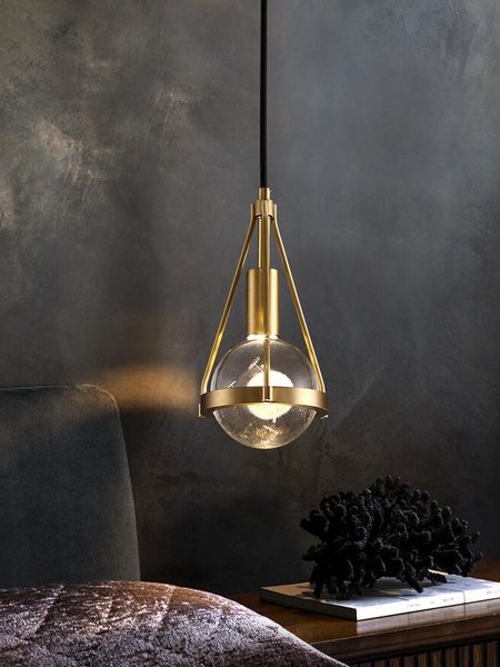 pendant lamps light luxury post-modern chandelier simple restaurant bar bedroom bedside creative crystal copper
pendant lamps light luxury post-modern chandelier simple restaurant bar bedroom bedside creative crystal copper