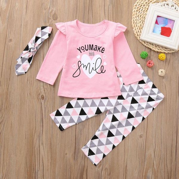 baby girls clothes born toddler infant long sleeve letter print geometric printed pants headband set outfits#fs clothing sets, White 
baby girls clothes born toddler infant long sleeve letter print geometric printed pants headband set outfits#fs clothing sets, White