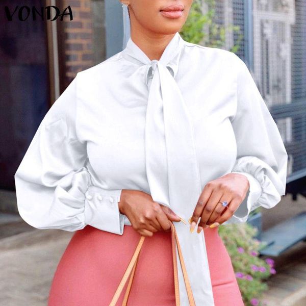 women's blouses & shirts women blouse vonda spring summer pleated casual o neck bow lantern sleeve bohemian party blusas femininas s-, White
women's blouses & shirts women blouse vonda spring summer pleated casual o neck bow lantern sleeve bohemian party blusas femininas s-, White