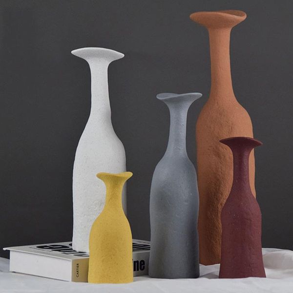 home decoration nordic ins modern morandi colored ceramic vase simple design flower arrangement deskornaments handicrafts vases
home decoration nordic ins modern morandi colored ceramic vase simple design flower arrangement deskornaments handicrafts vases
