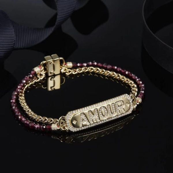 charm bracelets fashion women friendship bracelet alphabet letter logo amour monaco bar tag two chain bead ball reve bangle, Golden;silver
charm bracelets fashion women friendship bracelet alphabet letter logo amour monaco bar tag two chain bead ball reve bangle, Golden;silver