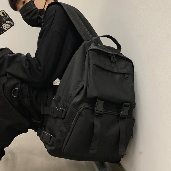 backpack solid color men large capacity students school bag black oxford casual travel couples
backpack solid color men large capacity students school bag black oxford casual travel couples