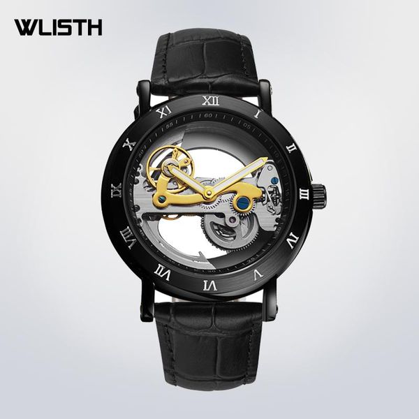 wristwatches luxury men's mechanical watch skeleton leather original wristwatch luminous business antimagnetic waterproof, Slivery;brown
wristwatches luxury men's mechanical watch skeleton leather original wristwatch luminous business antimagnetic waterproof, Slivery;brown