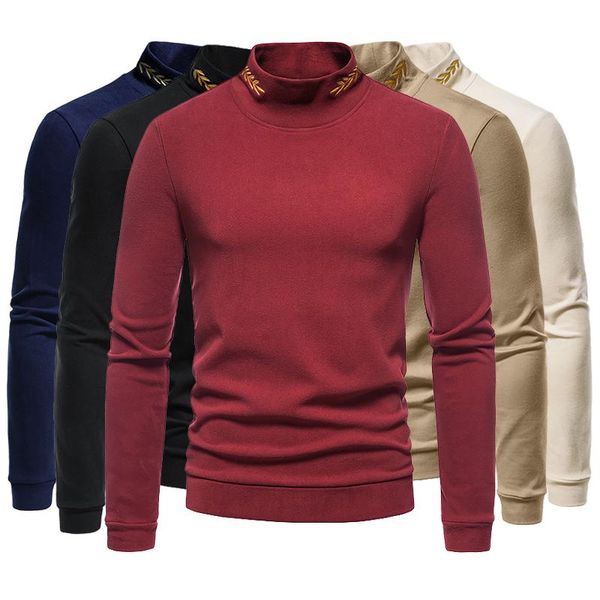 men's hoodies & sweatshirts 2022 embroidery long-sleeved t-shirt autumn and winter high-neck bottoming shirt fashion casual solid color, Black
men's hoodies & sweatshirts 2022 embroidery long-sleeved t-shirt autumn and winter high-neck bottoming shirt fashion casual solid color, Black