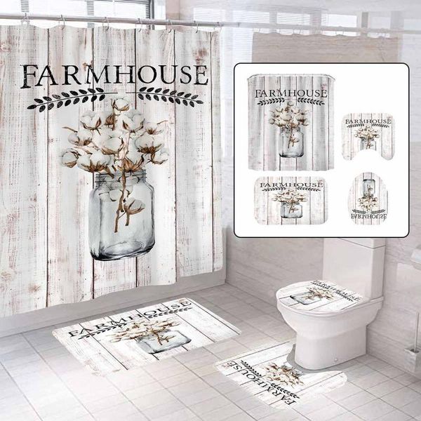 shower curtains antique farmhouse waterproof bathroom curtain set non-slip bath mat toilet seat cover carpet rugs floor
shower curtains antique farmhouse waterproof bathroom curtain set non-slip bath mat toilet seat cover carpet rugs floor