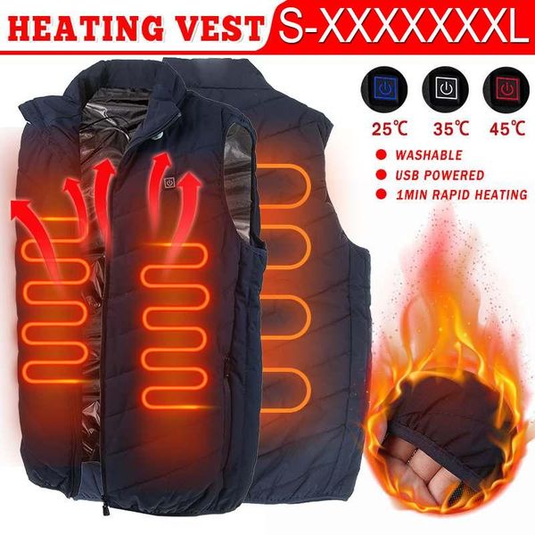 men's down & parkas s-7xl men women outdoor usb infrared heating vest jacket winter flexible electric thermal clothing waistcoat for sp, Black
men's down & parkas s-7xl men women outdoor usb infrared heating vest jacket winter flexible electric thermal clothing waistcoat for sp, Black