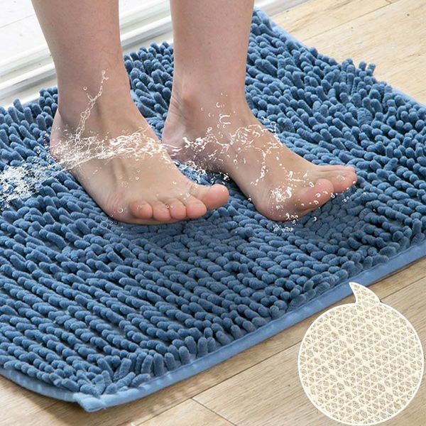 bath mats chenille mat anti slip blue gray water absorbent bathroom carpet living room kitchen bedroom rugs entrance door floor
bath mats chenille mat anti slip blue gray water absorbent bathroom carpet living room kitchen bedroom rugs entrance door floor