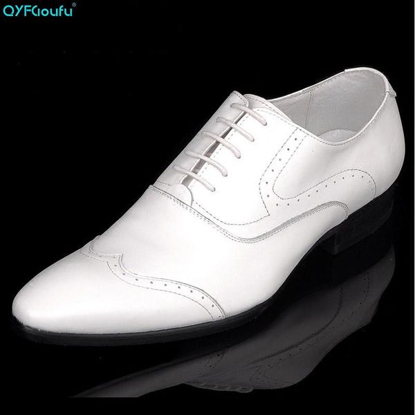 dress shoes qyfcioufu luxury men designer oxford genuine leather white fashion lace-up business wedding, Black
dress shoes qyfcioufu luxury men designer oxford genuine leather white fashion lace-up business wedding, Black
