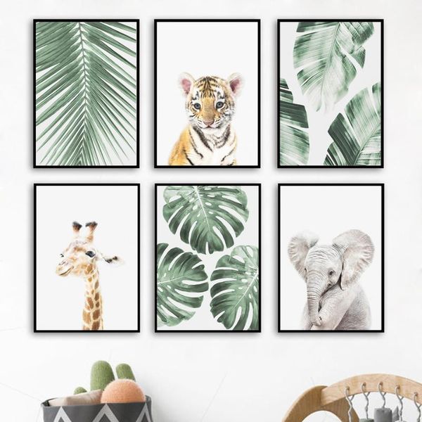 paintings giraffe tiger elephant monstera palm leaf tropical nursery wall art print canvas painting nordic poster decor pictures kids room
paintings giraffe tiger elephant monstera palm leaf tropical nursery wall art print canvas painting nordic poster decor pictures kids room