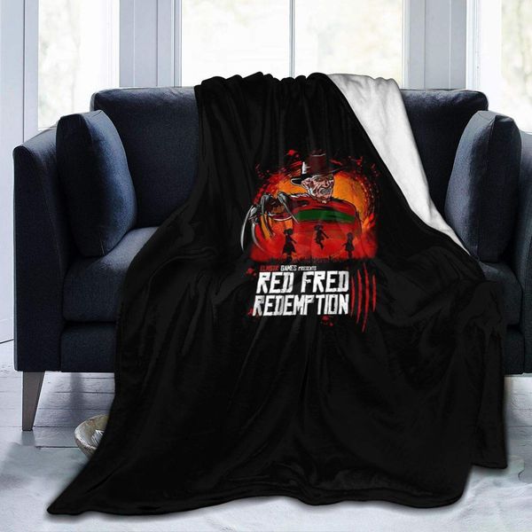 Red Fred Redemption - Krueger Ultra-Soft Lightweight Blanket Flannel Throw Blanket
Red Fred Redemption - Krueger Ultra-Soft Lightweight Blanket Flannel Throw Blanket