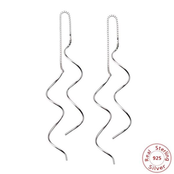 dangle & chandelier simple spiral ear line genuine 925 sterling silver fashion long drop earrings jewelry for women female girl
dangle & chandelier simple spiral ear line genuine 925 sterling silver fashion long drop earrings jewelry for women female girl