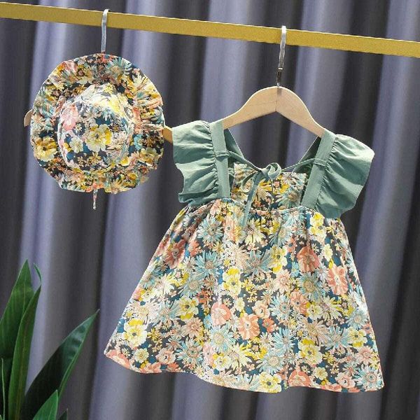 girl's dresses girls dress 2021 fashion sweet children's flower costumes sleeveless infant baby clothes, Red;yellow
girl's dresses girls dress 2021 fashion sweet children's flower costumes sleeveless infant baby clothes, Red;yellow