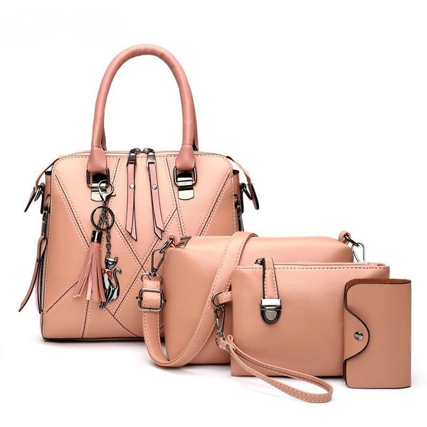 evening bags 4pcs woman bag set fashion female purse and handbag 5 color four-piece leather shoulder tote messenger coin flap
evening bags 4pcs woman bag set fashion female purse and handbag 5 color four-piece leather shoulder tote messenger coin flap