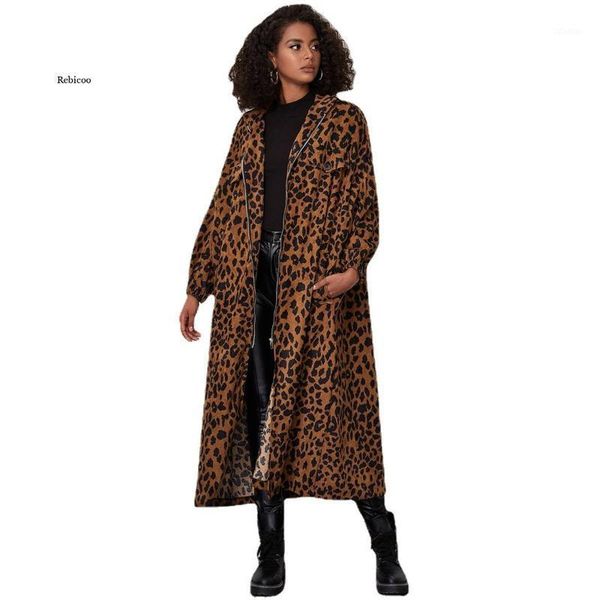 women's trench coats coat mid-length ladies windbreaker winter lapel long-sleeved leopard print abrigo mujer, Tan;black
women's trench coats coat mid-length ladies windbreaker winter lapel long-sleeved leopard print abrigo mujer, Tan;black