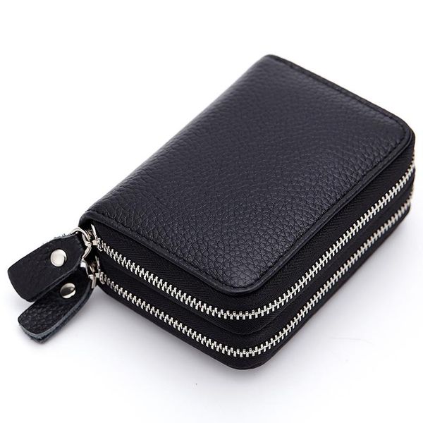 wallets genuine leather men & women mini short wallet cow coin purse solid card holder accordion slots double zipper pocket, Red;black
wallets genuine leather men & women mini short wallet cow coin purse solid card holder accordion slots double zipper pocket, Red;black