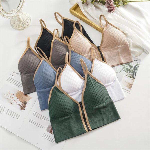woman tank strap vest zipper plunge padded crop push up breathable bra female bustier night club party lingerie camisoles & tanks, Black;white
woman tank strap vest zipper plunge padded crop push up breathable bra female bustier night club party lingerie camisoles & tanks, Black;white