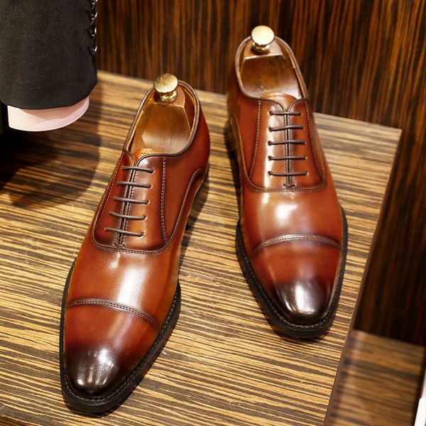 high rise 8988-1 classic three joint men's lace up gentleman's wedding layer cow leather shoes, Black
high rise 8988-1 classic three joint men's lace up gentleman's wedding layer cow leather shoes, Black