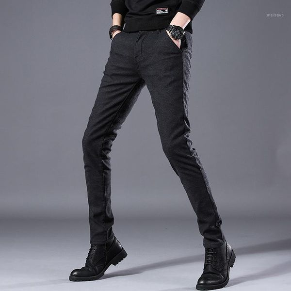 men's pants brand mens casual pant high stretch elastic fabric skinny slim cutting trouser pocket badge plus size 28-38, Black
men's pants brand mens casual pant high stretch elastic fabric skinny slim cutting trouser pocket badge plus size 28-38, Black
