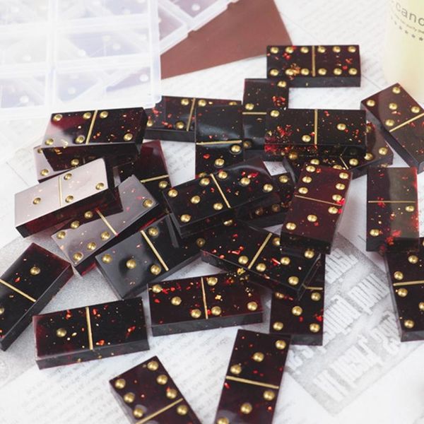 craft tools crystal epoxy resin game mold diy making dominoes casting silicone mould
craft tools crystal epoxy resin game mold diy making dominoes casting silicone mould