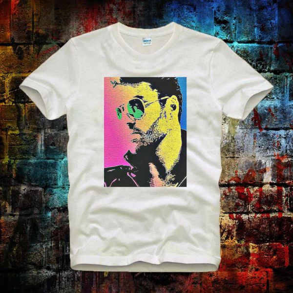 george michael wham music star pop poster ideal gift ladies t shirt 443b, White;black 
george michael wham music star pop poster ideal gift ladies t shirt 443b, White;black
