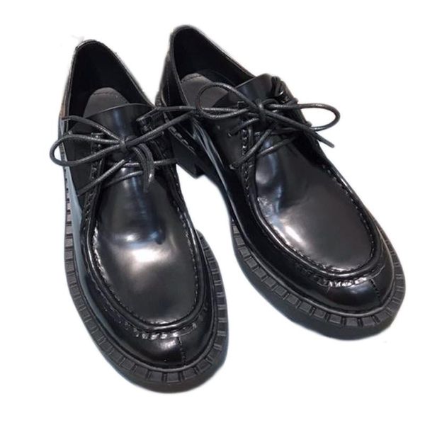 platform shoes women middle heel lace up black thick retro round toe british style designer ladies leather dress
platform shoes women middle heel lace up black thick retro round toe british style designer ladies leather dress