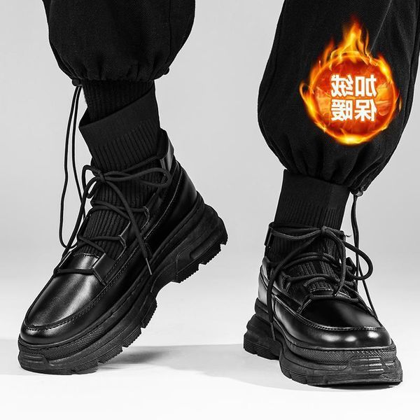 2021 martin men's british style high autumn winter black new middle plush cotton shoes work clothes boots
2021 martin men's british style high autumn winter black new middle plush cotton shoes work clothes boots