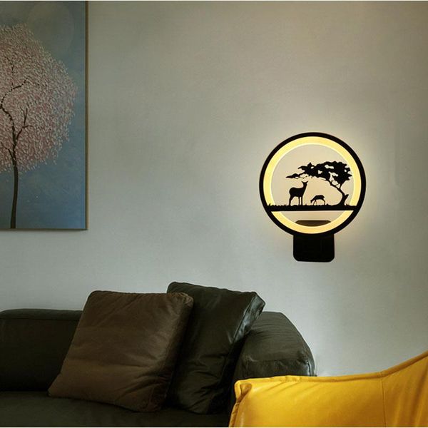 wall lamp led light acrylic modern black finished for home living room bedside bedroom lustres creative sconce 
wall lamp led light acrylic modern black finished for home living room bedside bedroom lustres creative sconce