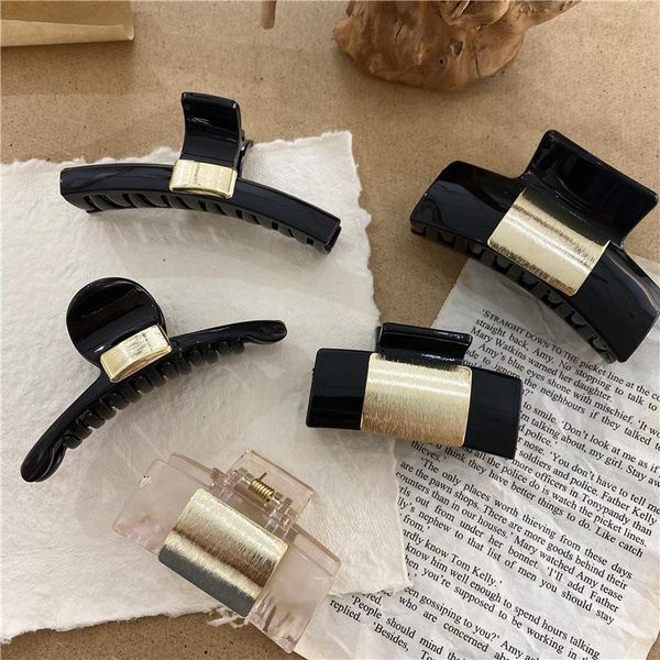 korean black punk alloy elegant hair clip barrette hairpin accessories for women girls ornament
korean black punk alloy elegant hair clip barrette hairpin accessories for women girls ornament