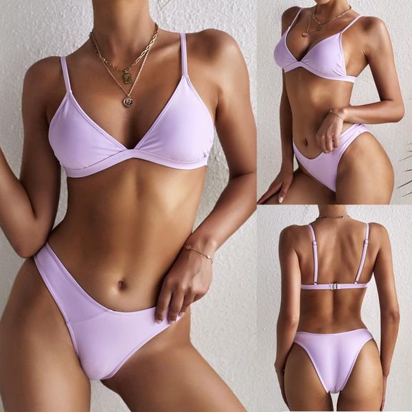 women's swimwear solid bikini 2021 summer swimsuit women 2 pieces high waist push up tankini swimsuits bathing suit, White;black
women's swimwear solid bikini 2021 summer swimsuit women 2 pieces high waist push up tankini swimsuits bathing suit, White;black