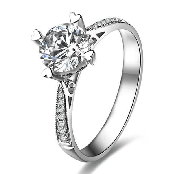 0.5ct si/h diamond engagement rings gvbori 18k white gold promise ring fine jewelry wedding/engagement big cluster, Golden;silver
0.5ct si/h diamond engagement rings gvbori 18k white gold promise ring fine jewelry wedding/engagement big cluster, Golden;silver