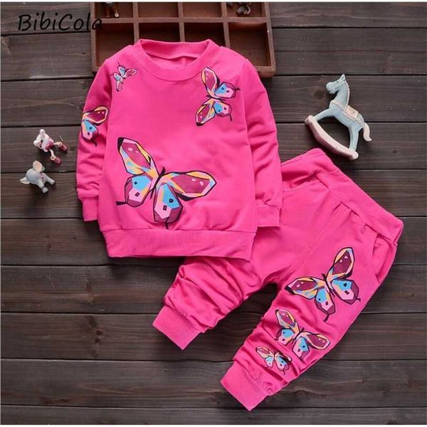spring autumn baby girl clothing set kids tracksuit printed t-shirt+casual pants 2pcs children butterfly clothes suit for 1-4y 211020, White
spring autumn baby girl clothing set kids tracksuit printed t-shirt+casual pants 2pcs children butterfly clothes suit for 1-4y 211020, White